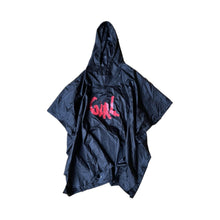 Load image into Gallery viewer, Poncho Blood Stains Girl Black Red
