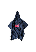 Load image into Gallery viewer, Poncho Blood Stains Girl Black Red
