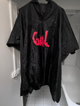 Load image into Gallery viewer, Poncho Blood Stains Girl Black Red
