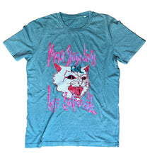 Load image into Gallery viewer, T-Shirt Paint More Stagedives Blue  Logo Pink
