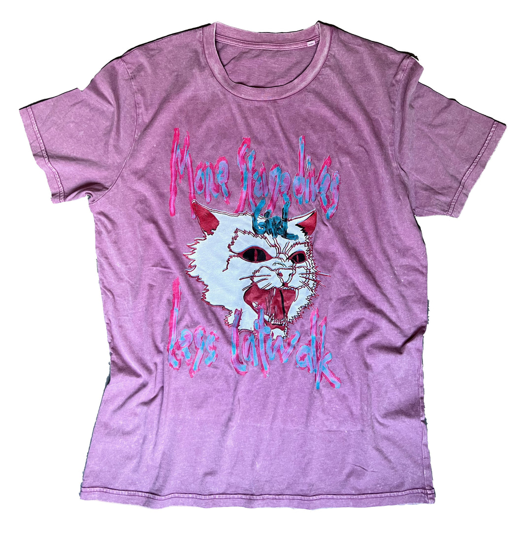 T-Shirt Paint More Stagedives Pink  Logo Pink
