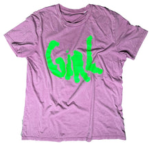 Load image into Gallery viewer, T-Shirt Vegan Splash Girl Pink Green
