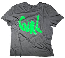 Load image into Gallery viewer, T-Shirt Vegan Splash Girl Black Green
