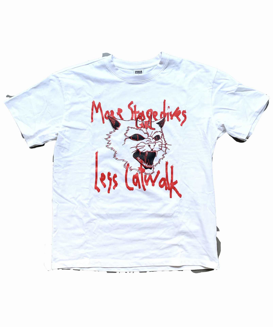 T-Shirt More Stagedives White Red